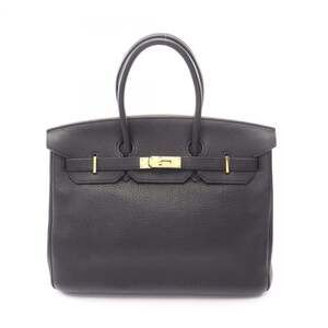 Hermes Birkin 35 Handbag, Leather, Togo Women's, Black